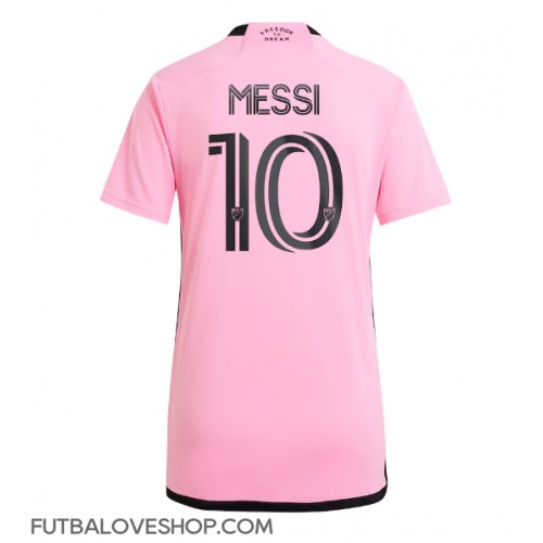 Dres Inter Miami Lionel Messi #10 Domáci pre Ženy 2024-25 Krátky Rukáv